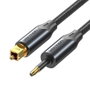 Vention BKCBF Cable de Audio de Fibra Óptica de 1m Negro